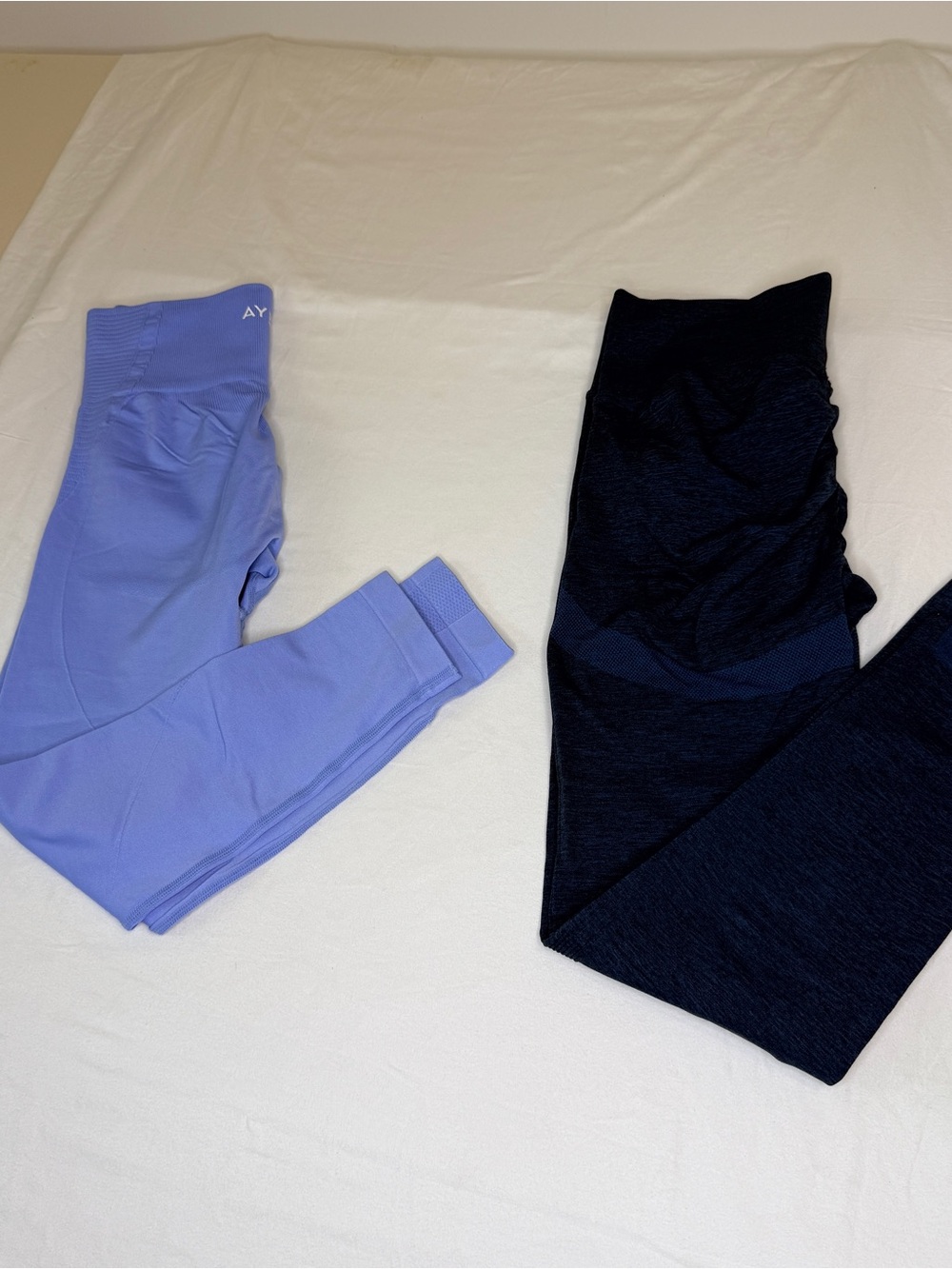 Women’s Legging Bundle AYBL Cobalt Blue and Black and Dark Blue Butt Enhancing